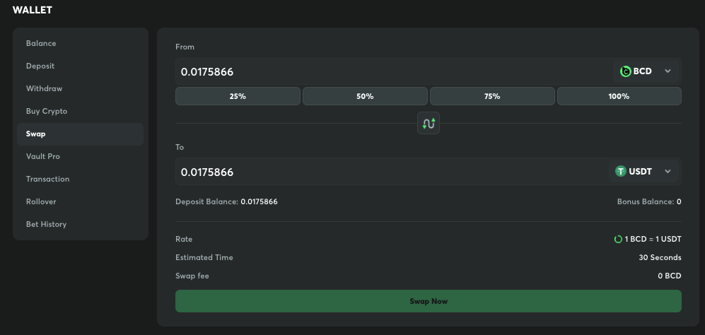 BC Token Swap